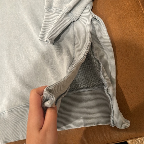 Aerie oversized sweatshirt light blue size XS - Picture 6 of 7